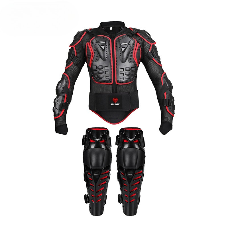 Motorcycle Gear Urban - Motorrally-pantserpak met kniebeschermers Off-road beschermende uitrusting