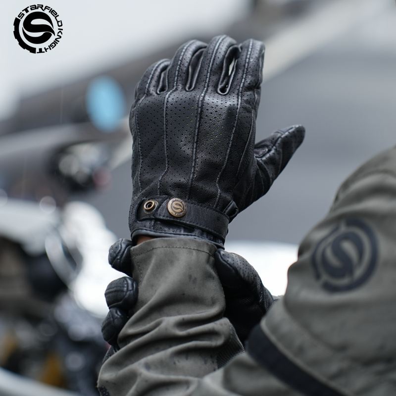 Motorcycle Wearing Gear - Star Field Knight Retro motorhandschoenen Zomer