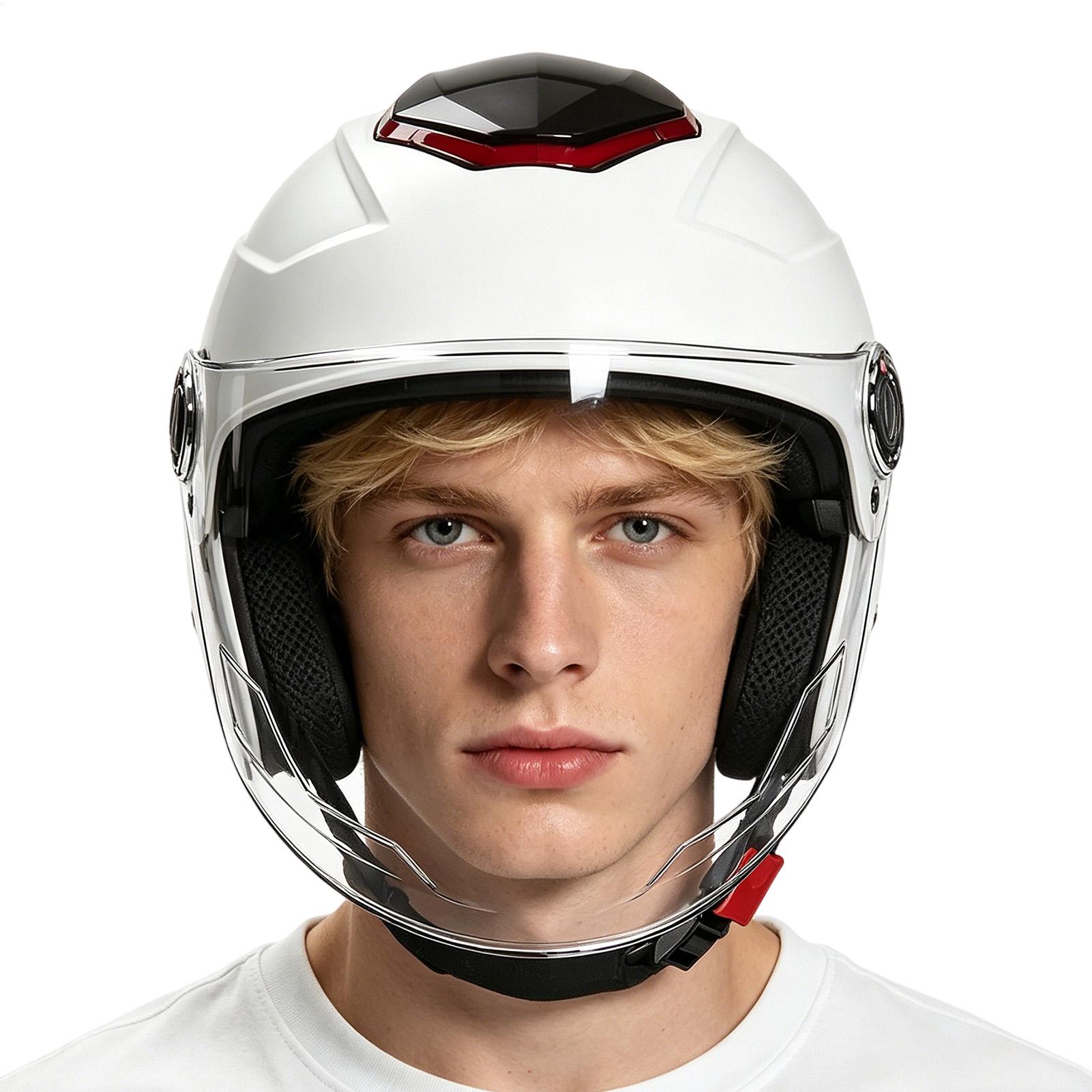 Motorcycle Gear Urban - Motorhelm Ademend schokabsorberend hoofddeksel Motoruitrusting Fietshelm