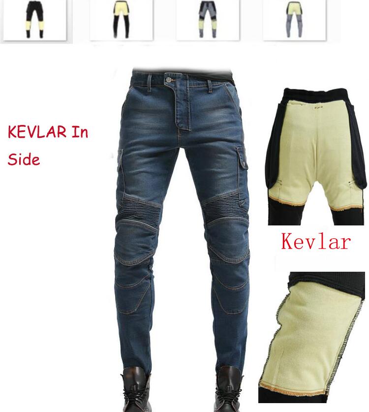 Motorcycle Wearing Gear - Motorrijden Jeans Broek Met Beschermende Kleding