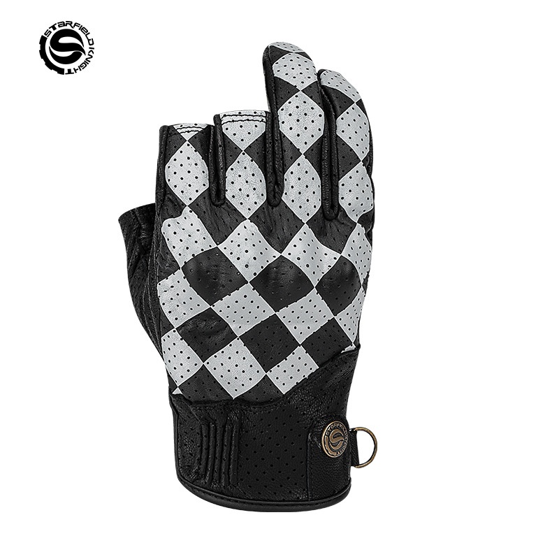 Motorcycle Gear White - STAR FIELD KNIGHT SKG-566 Zomer Motorfiets