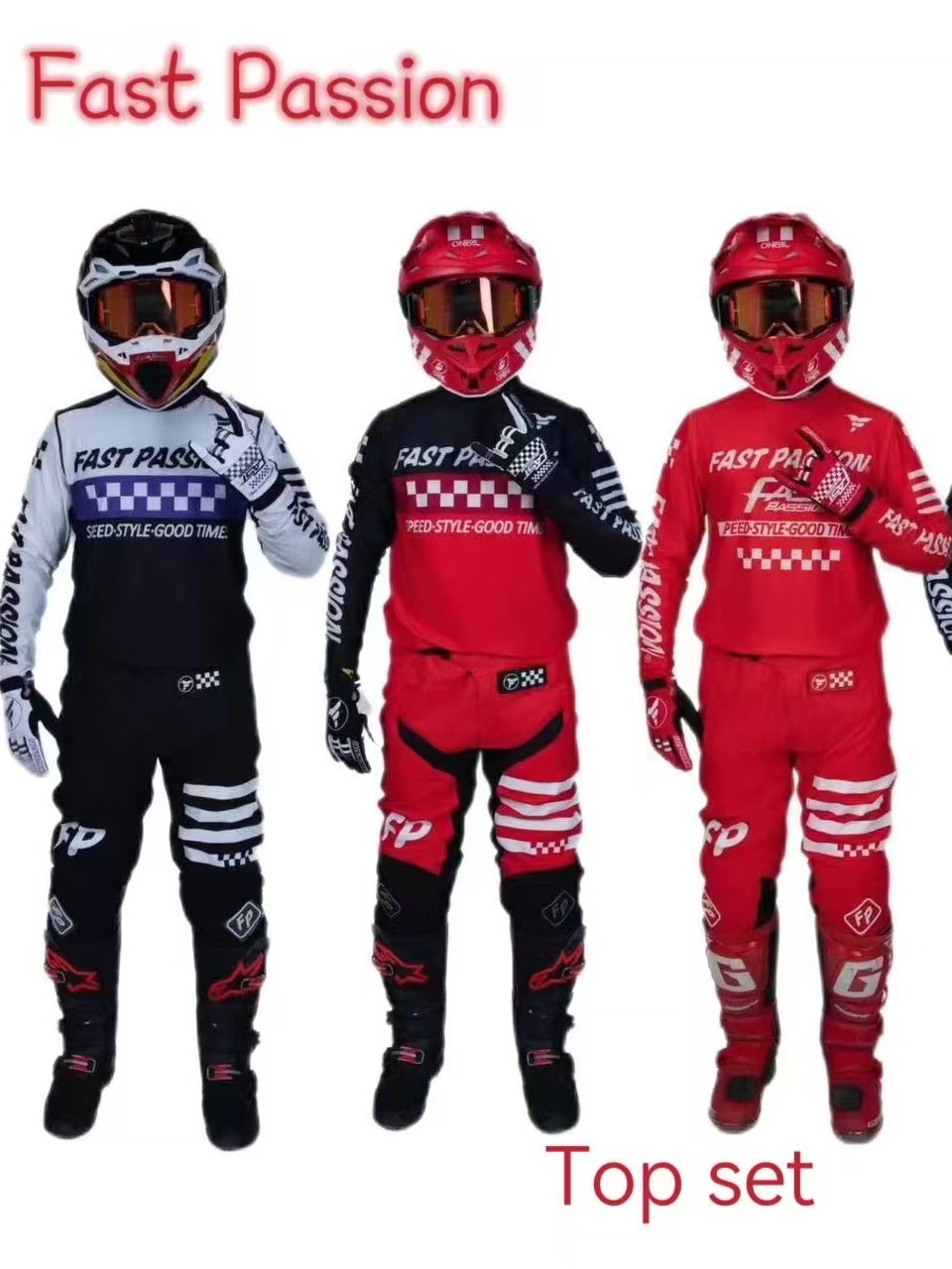 Motorcycle Gear Equipment - 2025, fastpassion voor fox Motocross Gear