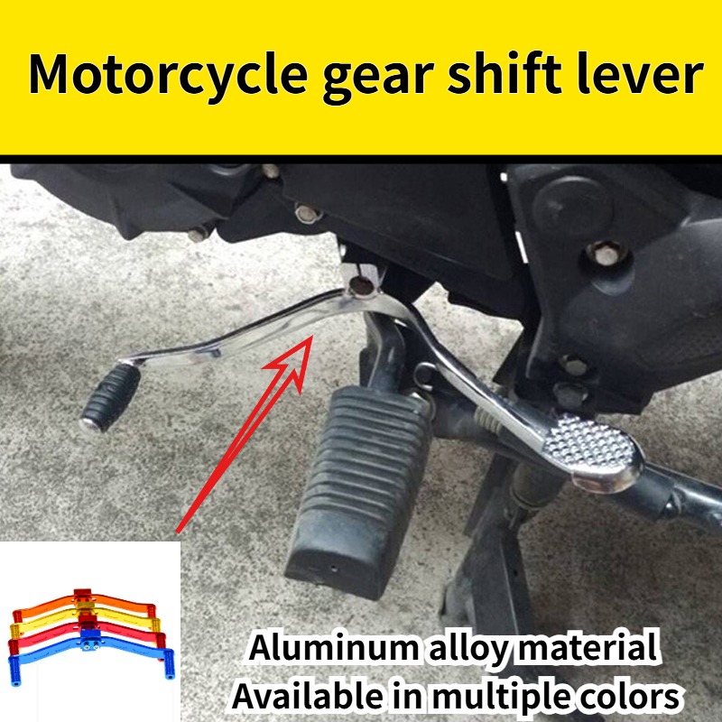 Motorcycle Wearing Gear - Motorfiets aluminiumlegering dubbele versnellingspook gemodificeerde schakelhendel,