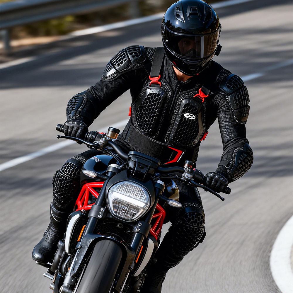 Motorcycle Gear Jacket And Pants - Off-road motorcrosspak motorfiets beschermingspak met borst-