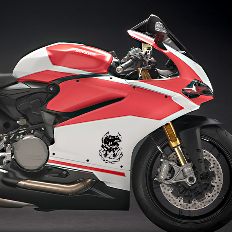 Leuke Hond Hoofd Creatieve Aut - Motorcycle Gear Dogs recensie en prijs