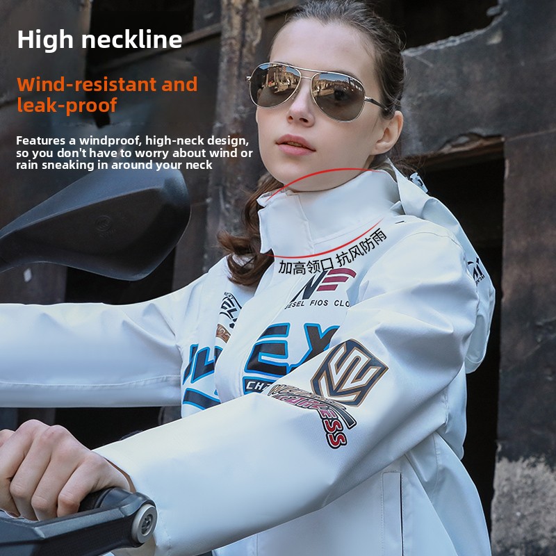 Heren motorfiets regenjas pak  - Motorcycle Gear White recensie en prijs