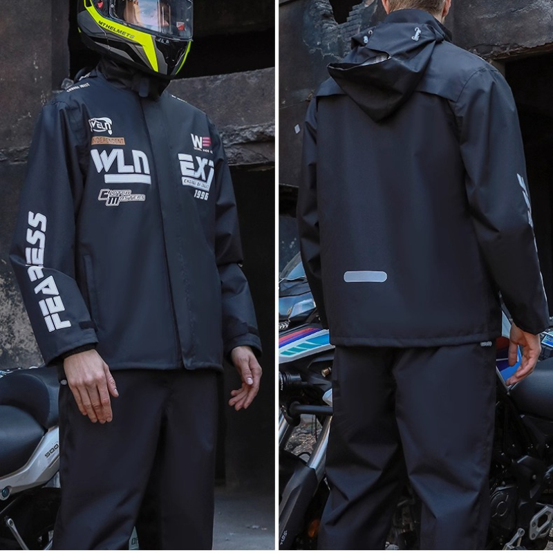 Heren motorfiets regenjas pak  - Motorcycle Gear White recensie en prijs