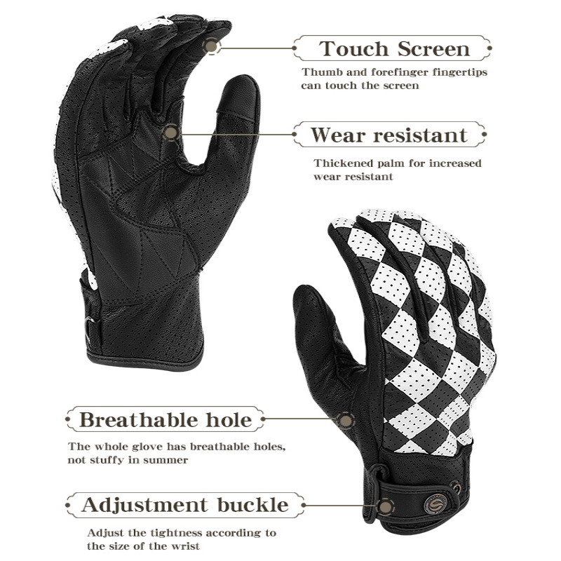 Star Field Knight Zwart-witte  - Motorcycle Gear White recensie en prijs