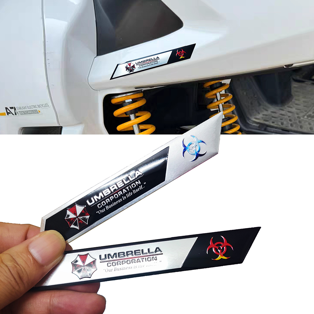 Paraplu 3D Metalen Auto Sticke - Motorcycle Gear Equipment recensie en prijs