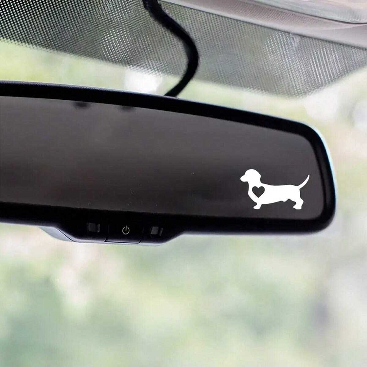 1 pak Shape Dachshund autostic - Motorcycle Gear Dogs recensie en prijs