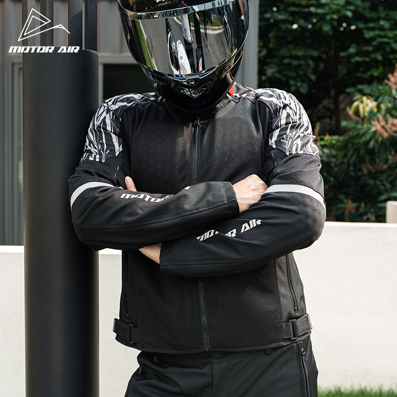 Zwart-wit motorjas Nieuwste he - Motorcycle Gear White recensie en prijs