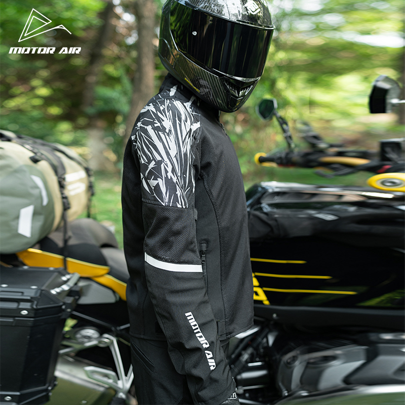 Zwart-wit motorjas Nieuwste he - Motorcycle Gear White recensie en prijs