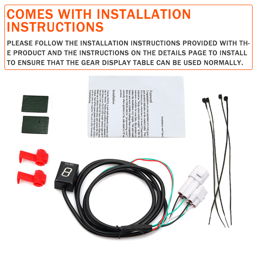 Motorfiets Accessoires Gear In - Gear Indicator Display recensie en prijs