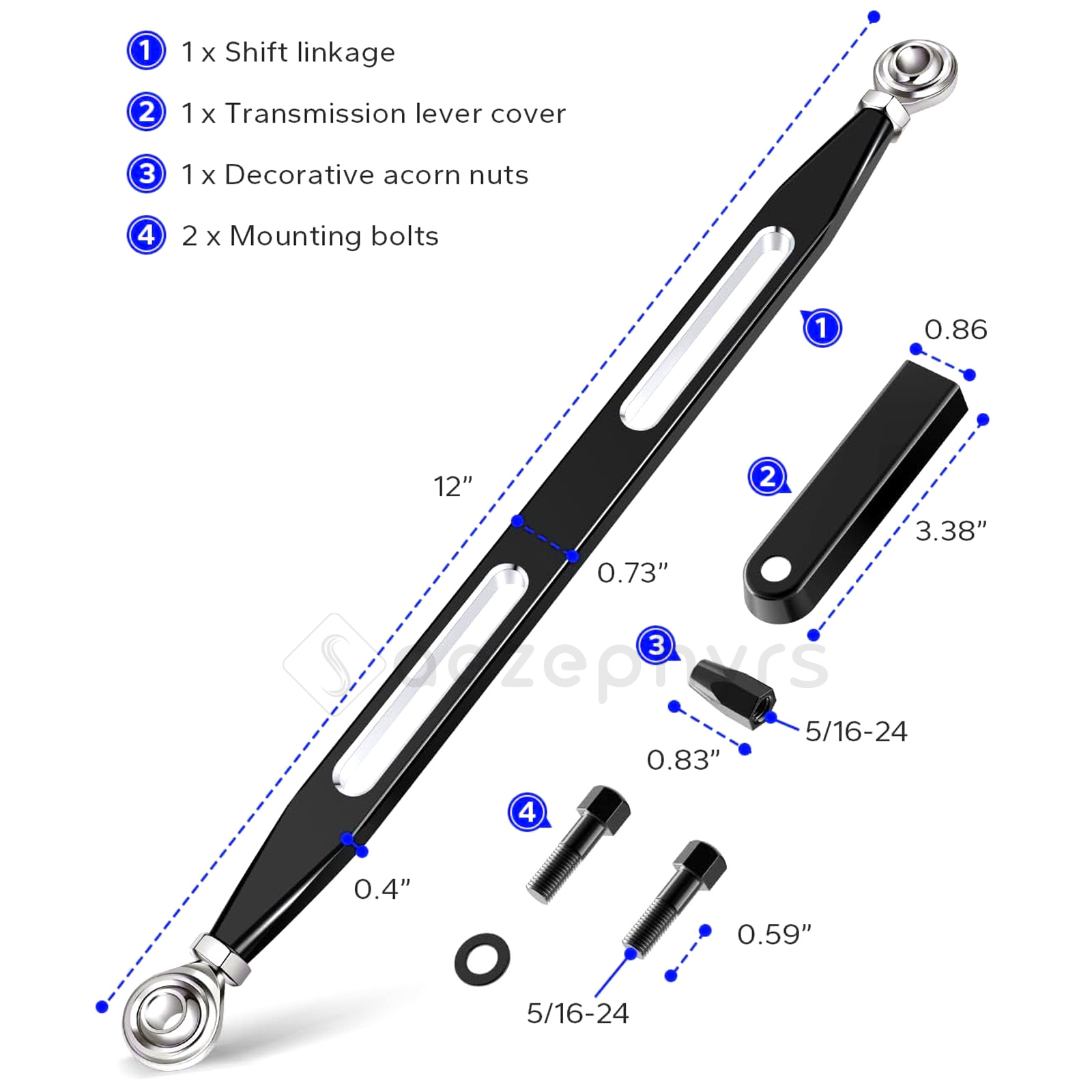 Motorfiets schakelhendel van 3 - Motorcycle Gear Shifter recensie en prijs