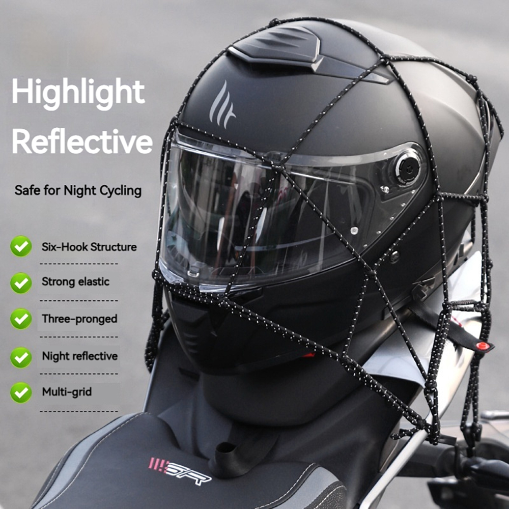 6-haken bagagenet beschermende - Motorcycle Gear Equipment recensie en prijs