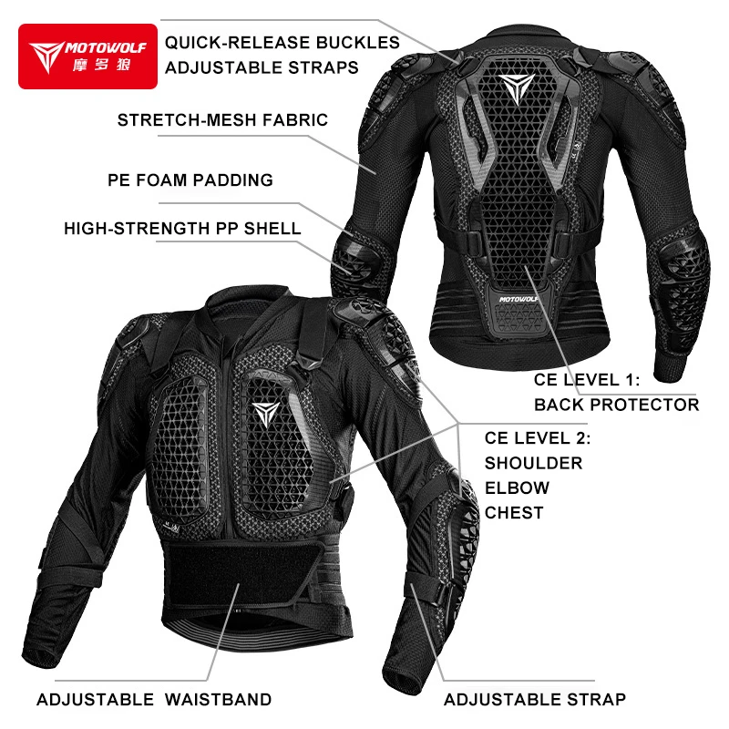Motorjas Heren Turtle voor Mot - Motorcycle Gear Jacket And Pants recensie en prijs