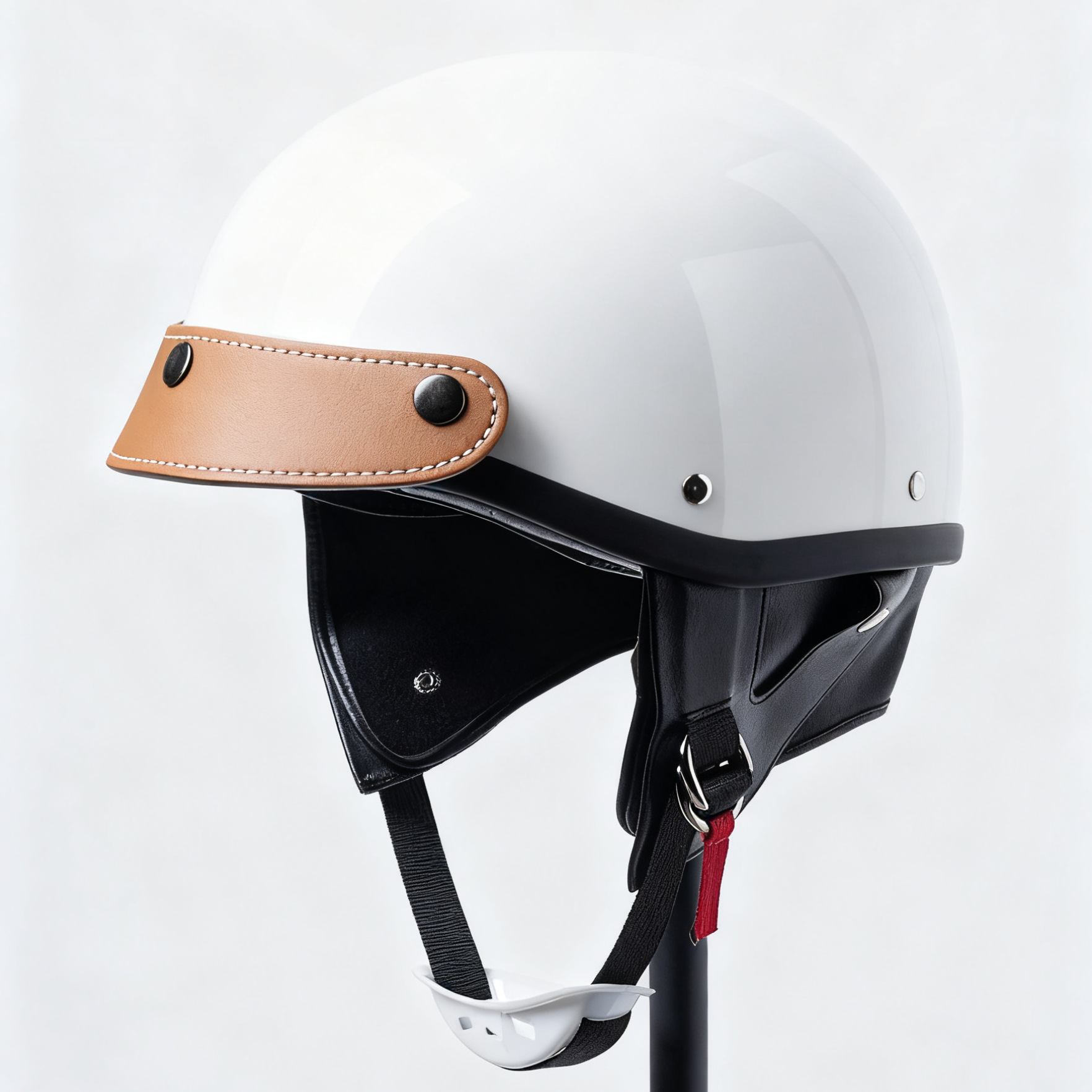 Vintage halve helm – lichtgewi - Motorcycle Gear Urban recensie en prijs