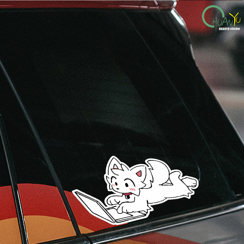 Cartoon anime hond reflecteren - Motorcycle Gear Dogs recensie en prijs