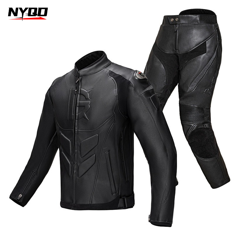 Winter motorracepak leren jas  - Motorcycle Gear Jacket And Pants recensie en prijs