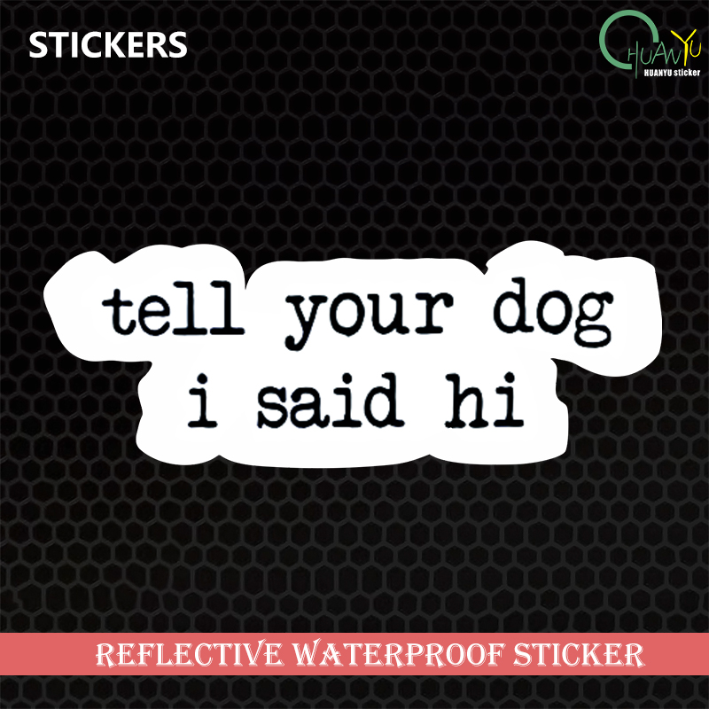 Creatieve Tekststickers Vertel - Motorcycle Gear Dogs recensie en prijs