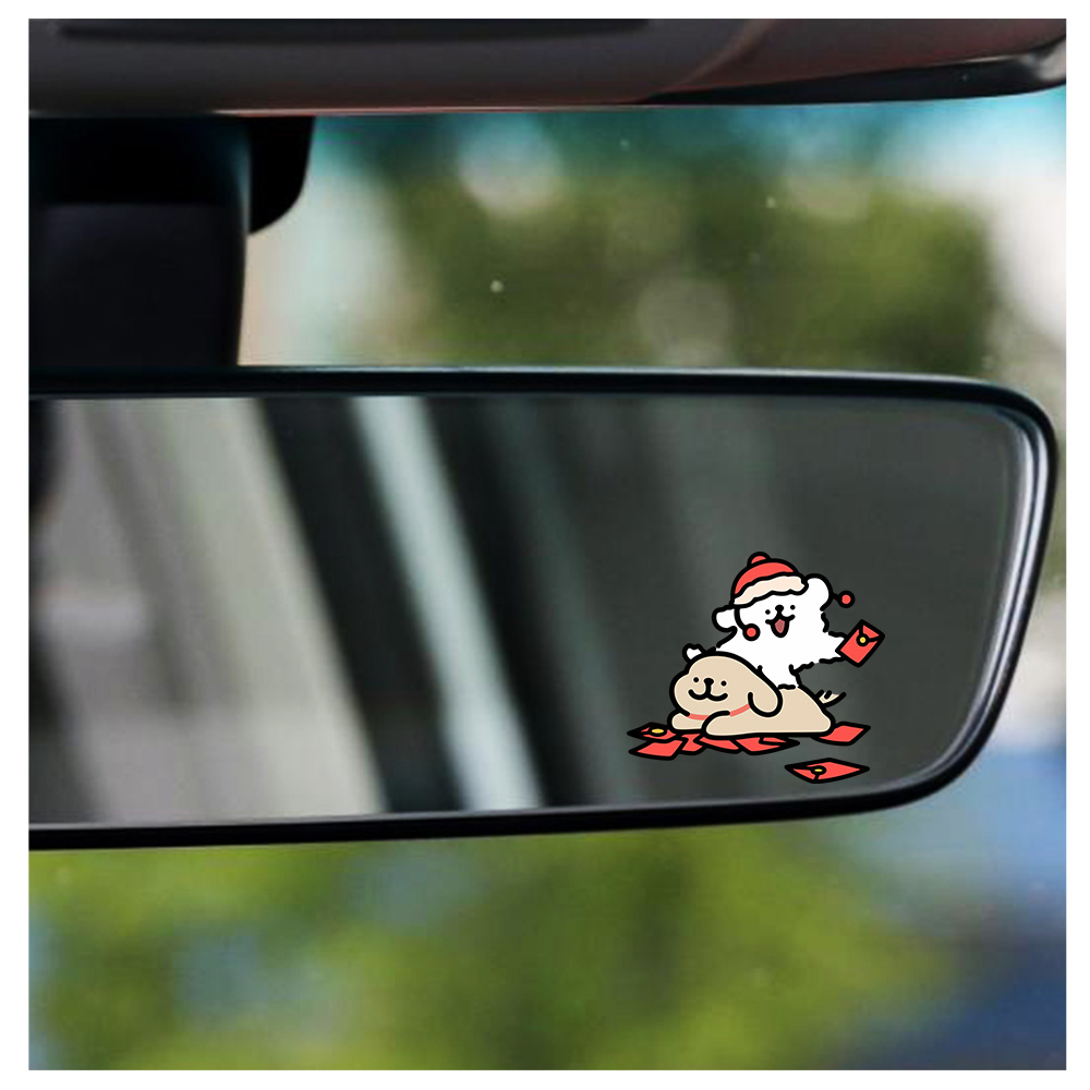 Cartoon puppy Maltese autostic - Motorcycle Gear Dogs recensie en prijs