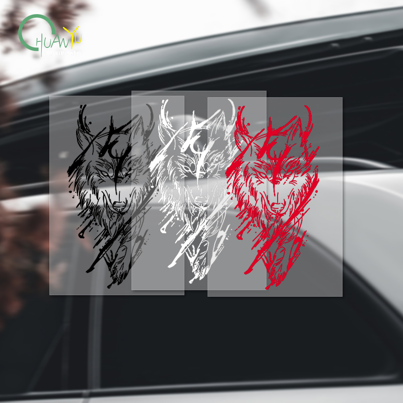 Dark magic wolf autostickers a - Motorcycle Gear Equipment recensie en prijs