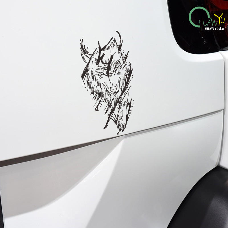 Dark magic wolf autostickers a - Motorcycle Gear Equipment recensie en prijs