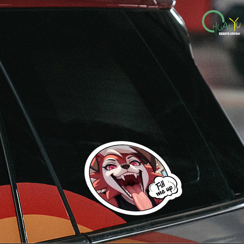 Autosticker vos hond hoofd gep - Motorcycle Gear Dogs recensie en prijs